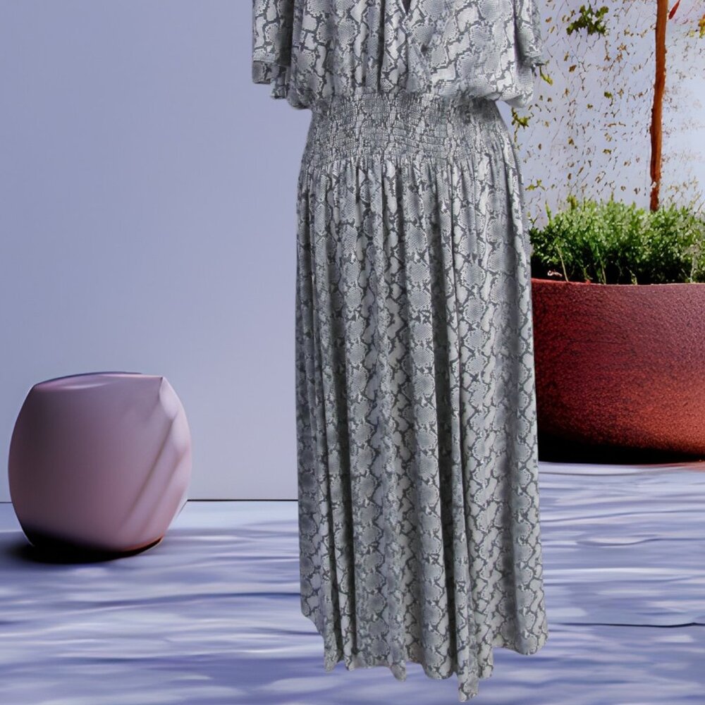 MICHAEL KORS SNAKEPRINT DRESS XL NWT - Picture 3 of 15